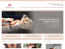 Tablet Screenshot of perinatal.com.br